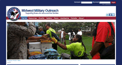 Desktop Screenshot of midwestmilitaryoutreach.org